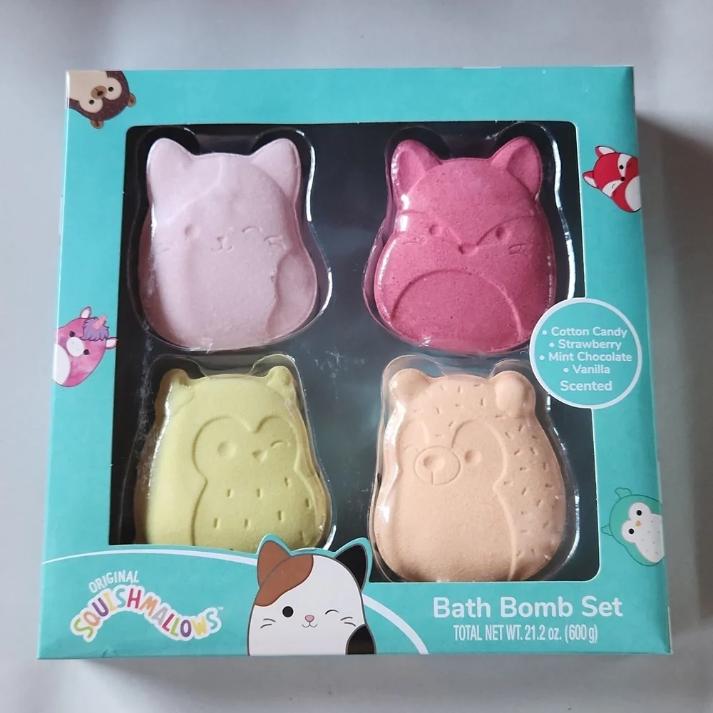 Squishmallows Bath Bomb Set NWT